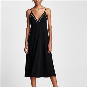 NWT ZARA Black Evening Dress Sz Medium